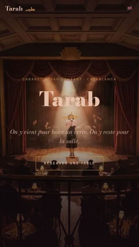 Le site du bar Tarab